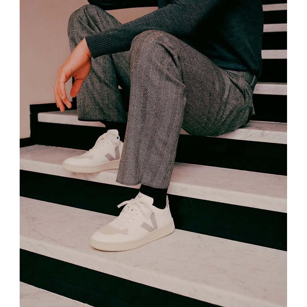 Veja V-10 CWL Tenisky Damske White/Beige | SK 656UZG